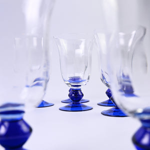 Cobalt Blue Short Glasses set