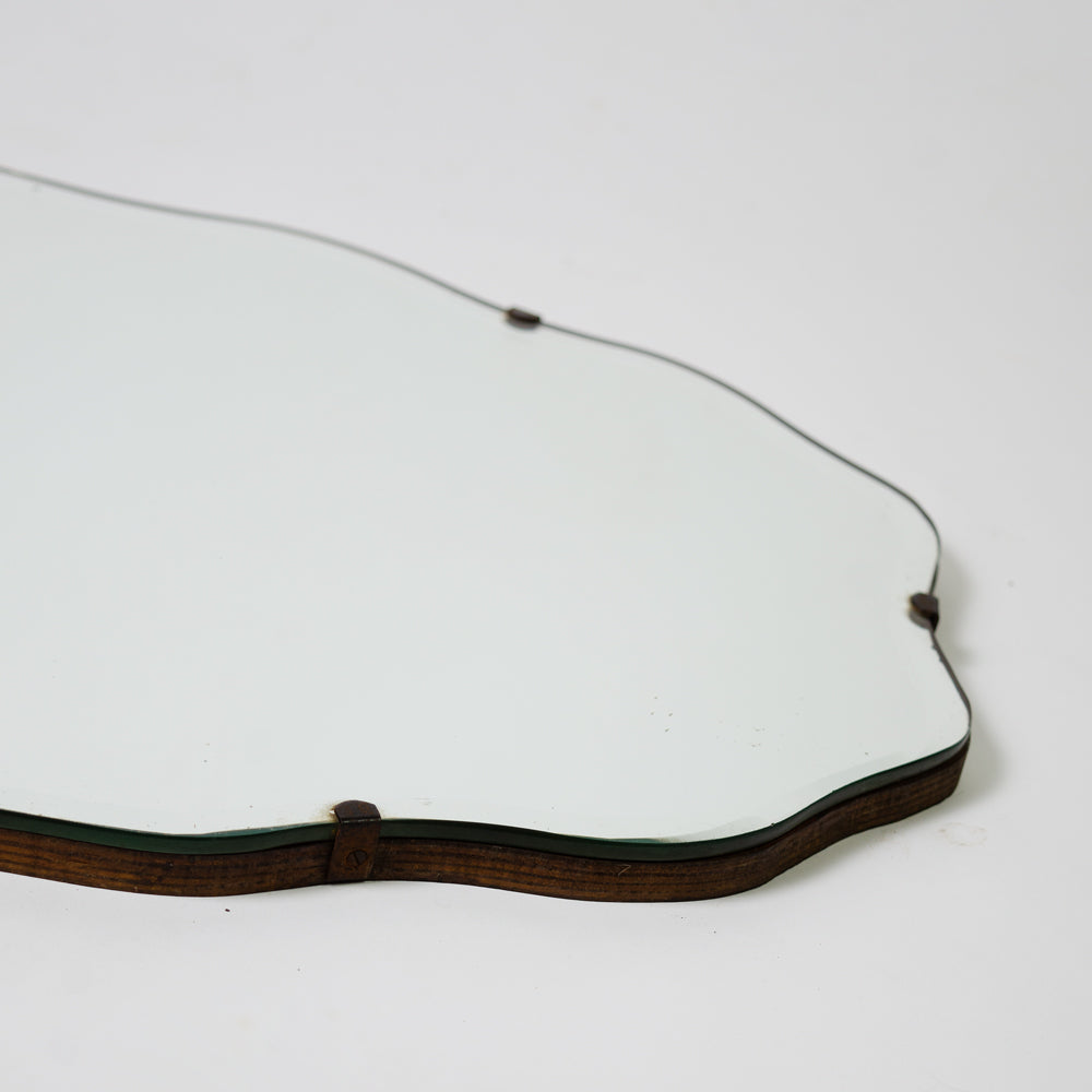 Beautiful French Scalloped Mirror