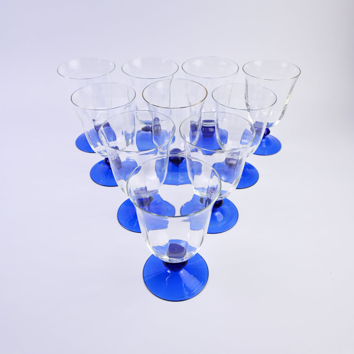 Cobalt Blue Short Glasses Set
