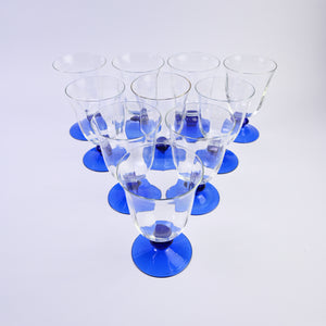 Cobalt Blue Short Glasses Set