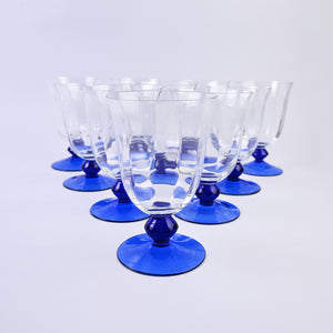 Cobalt Blue Short Glasses Set