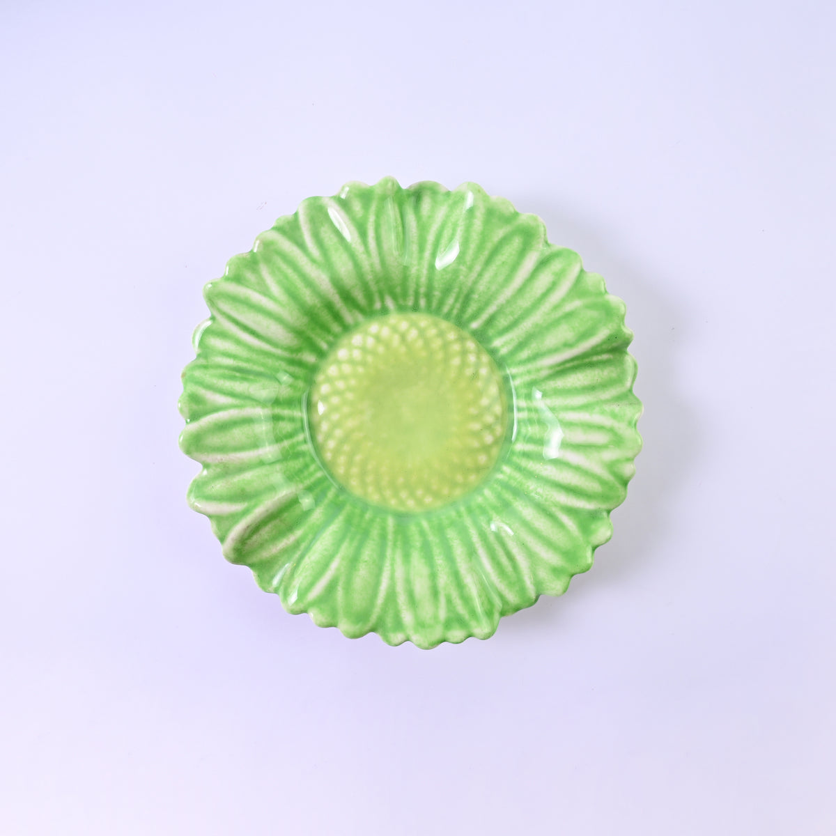 Green Daisy Plates
