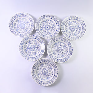 Set of 6 Italian mosaic Plates