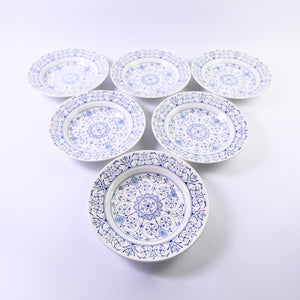 Set of 6 Italian mosaic Plates