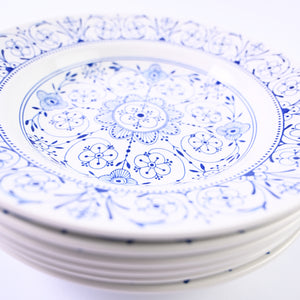 Set of 6 Italian mosaic Plates