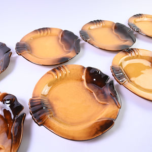 Set of 8 Fish Plates