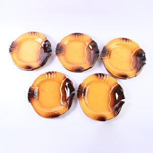Set of 8 Fish Plates