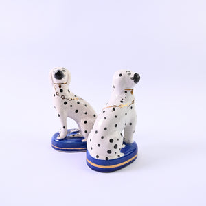 Pair of Dalmatian Book Ends