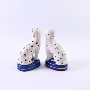 Pair of Dalmatian Book Ends