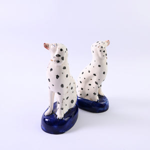 Pair of Dalmatian Book Ends