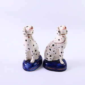 Pair of Dalmatian Book Ends
