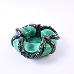Molded Rope Ceramic Ashtray