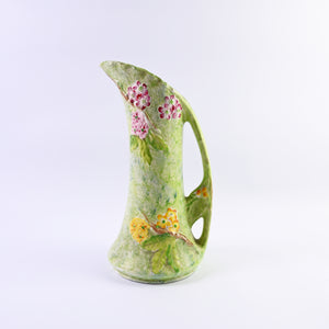 Green Floral Pitcher