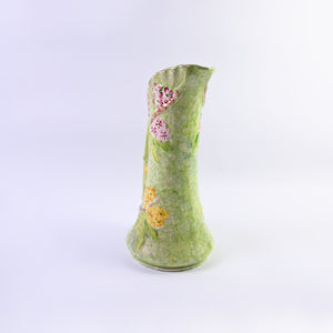 Green Floral Pitcher