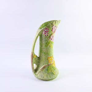 Green Floral Pitcher