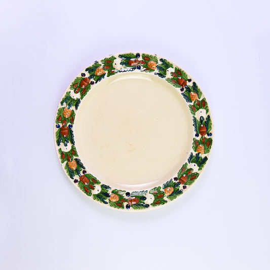 Assorted Collection Of Hand Painted Botanical Plates