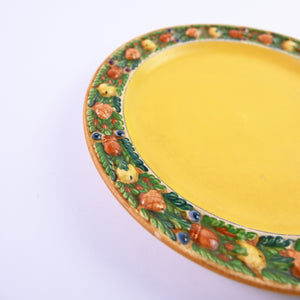 Large Handpainted Yellow Plate