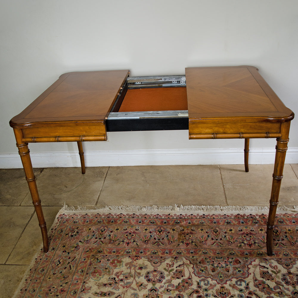 19th Century Elegant French Faux Bamboo Table