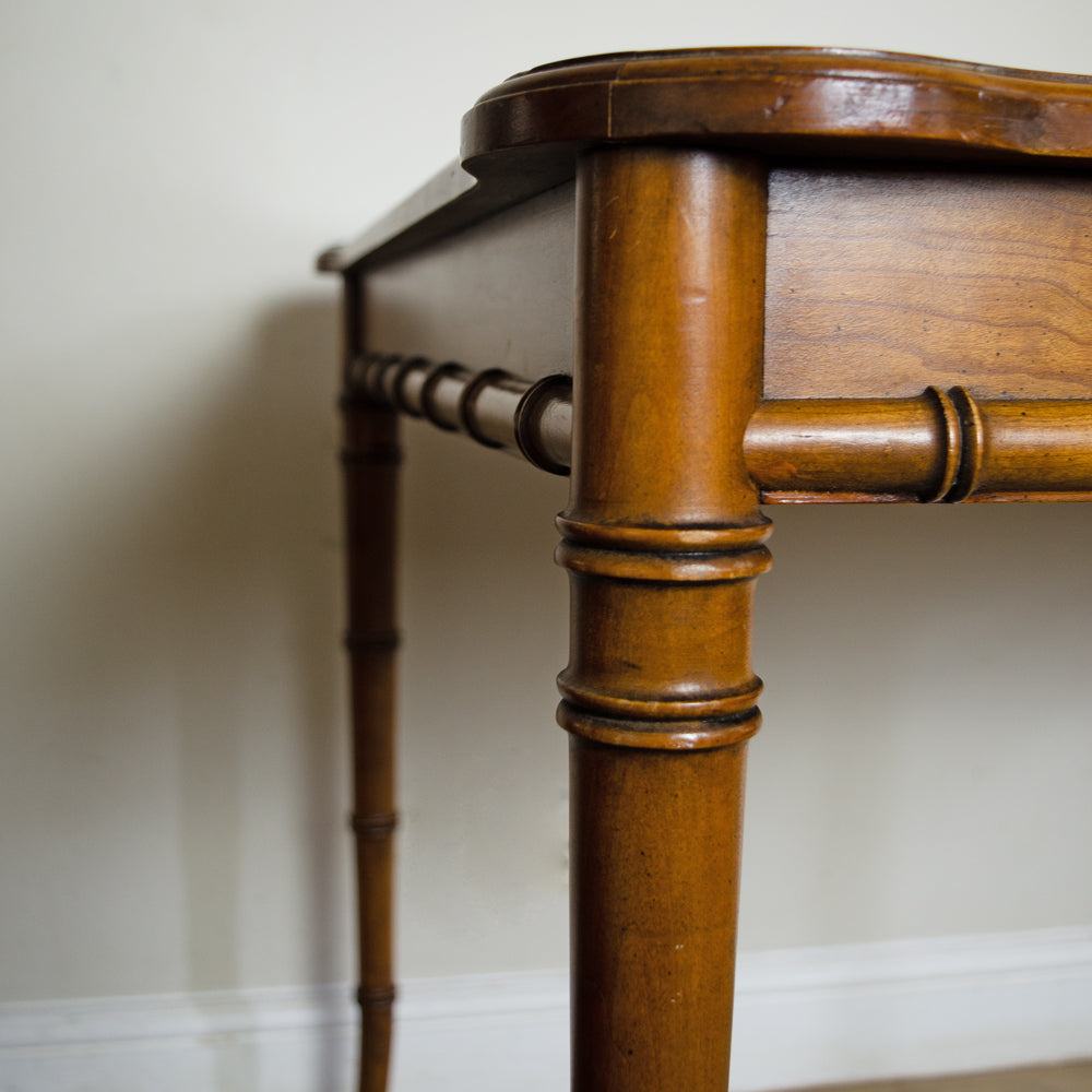19th Century Elegant French Faux Bamboo Table