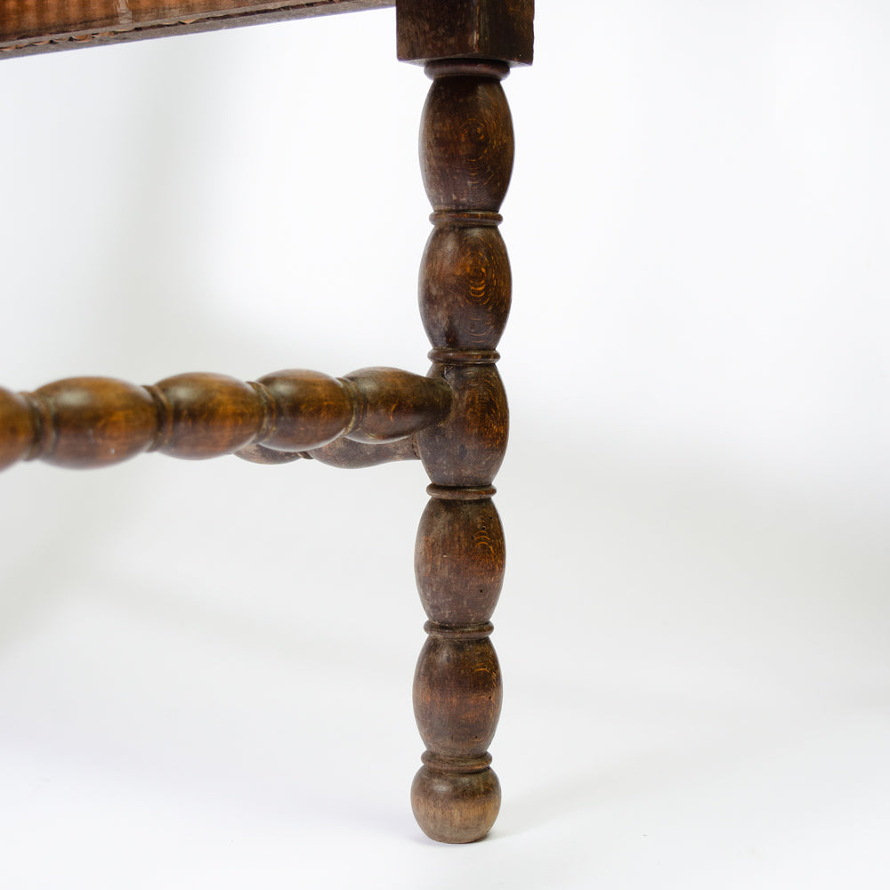 Bobbin and Cane Corner Chair