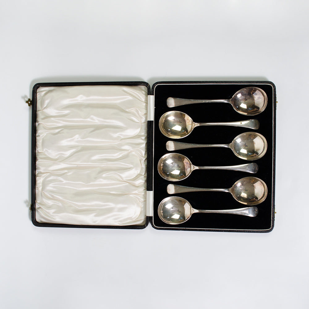 Vintage Boxed Soup Spoon Set