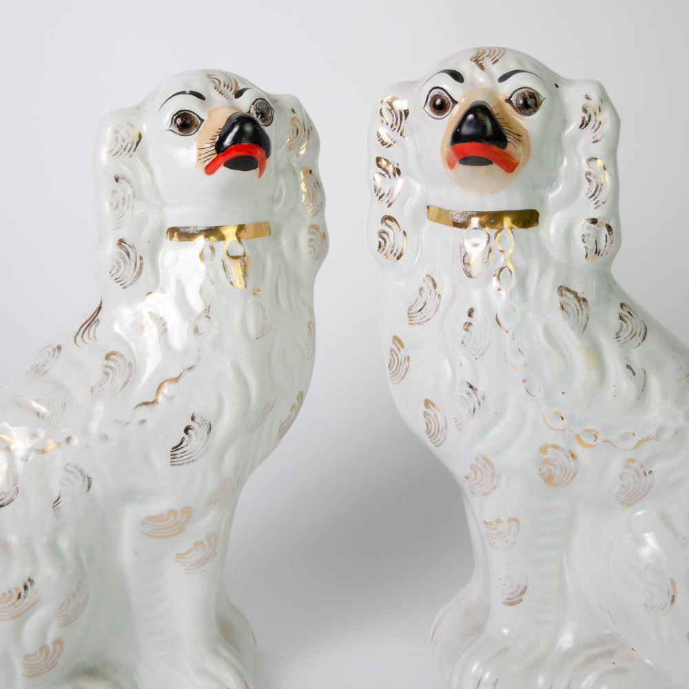 Pair of Vintage Beswick fireplace Staffordshire Dogs