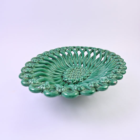 Large Lattice Oval Bowl