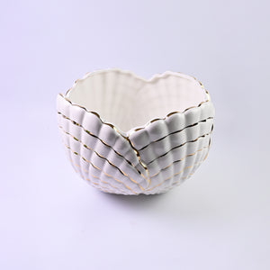 Large Clam Plant Pot and Flying Fish Stand
