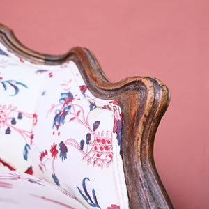 Small Floral Lounge Chair