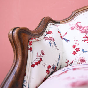 Small Floral Lounge Chair