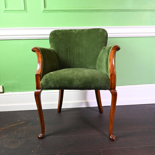 Green Corduroy Chair