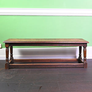 Long Oak Bench