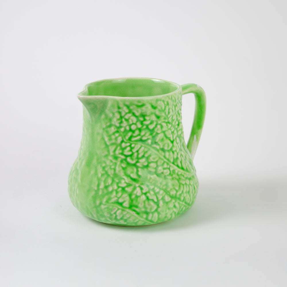 Vintage Lettuce Leaf Jug