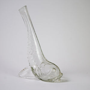 Vintage Glass Koi Carp Vase