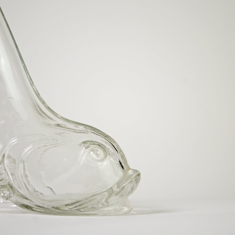Vintage Glass Koi Carp Vase
