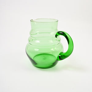 Green Uranium Glass Pitcher