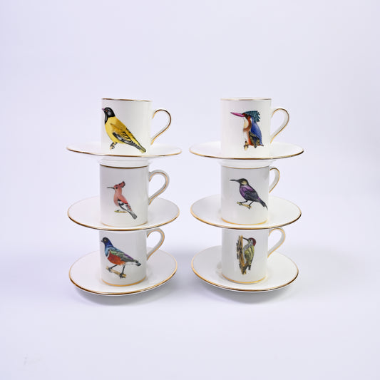 Bird Coffee Cup and Saucer Set