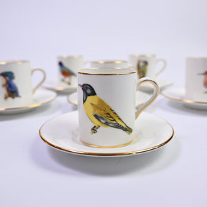 Bird Coffee Cup and Saucer Set