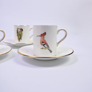 Bird Coffee Cup and Saucer Set