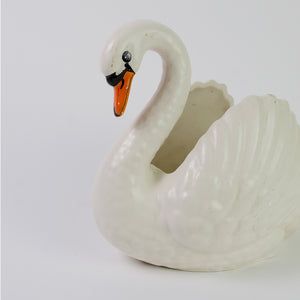 Vintage Retro Swan Vase