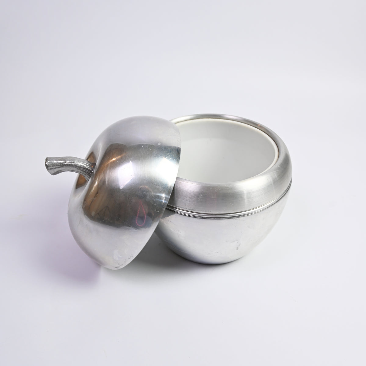 Silver Apple Ice Bucket