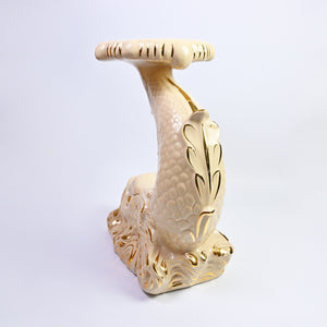 Large Clam Plant Pot and Flying Fish Stand