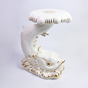 Large Clam Plant Pot and Flying Fish Stand