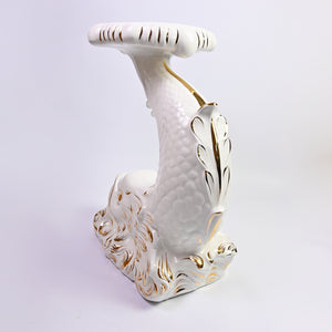 Large Clam Plant Pot and Flying Fish Stand