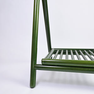 Green Wooden Valet stand