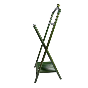 Green Wooden Valet stand