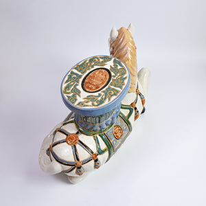 Glazed Horse Jardiniere