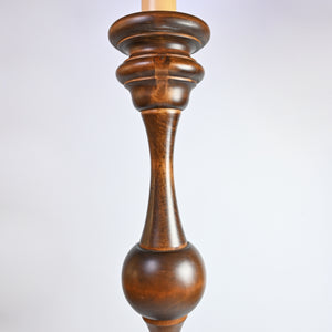Dark Wood Floor Lamp
