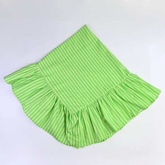 Luxury Natural Cotton Linen Striped Tablecloths