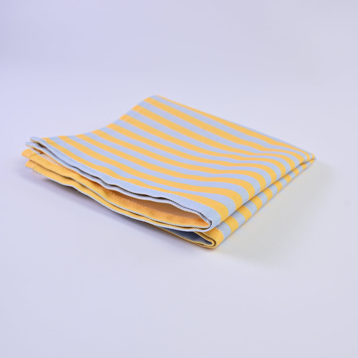 Luxury Natural Cotton Linen Striped Napkins